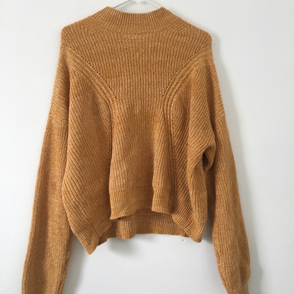 Kendall and Kylie mock neck sweater